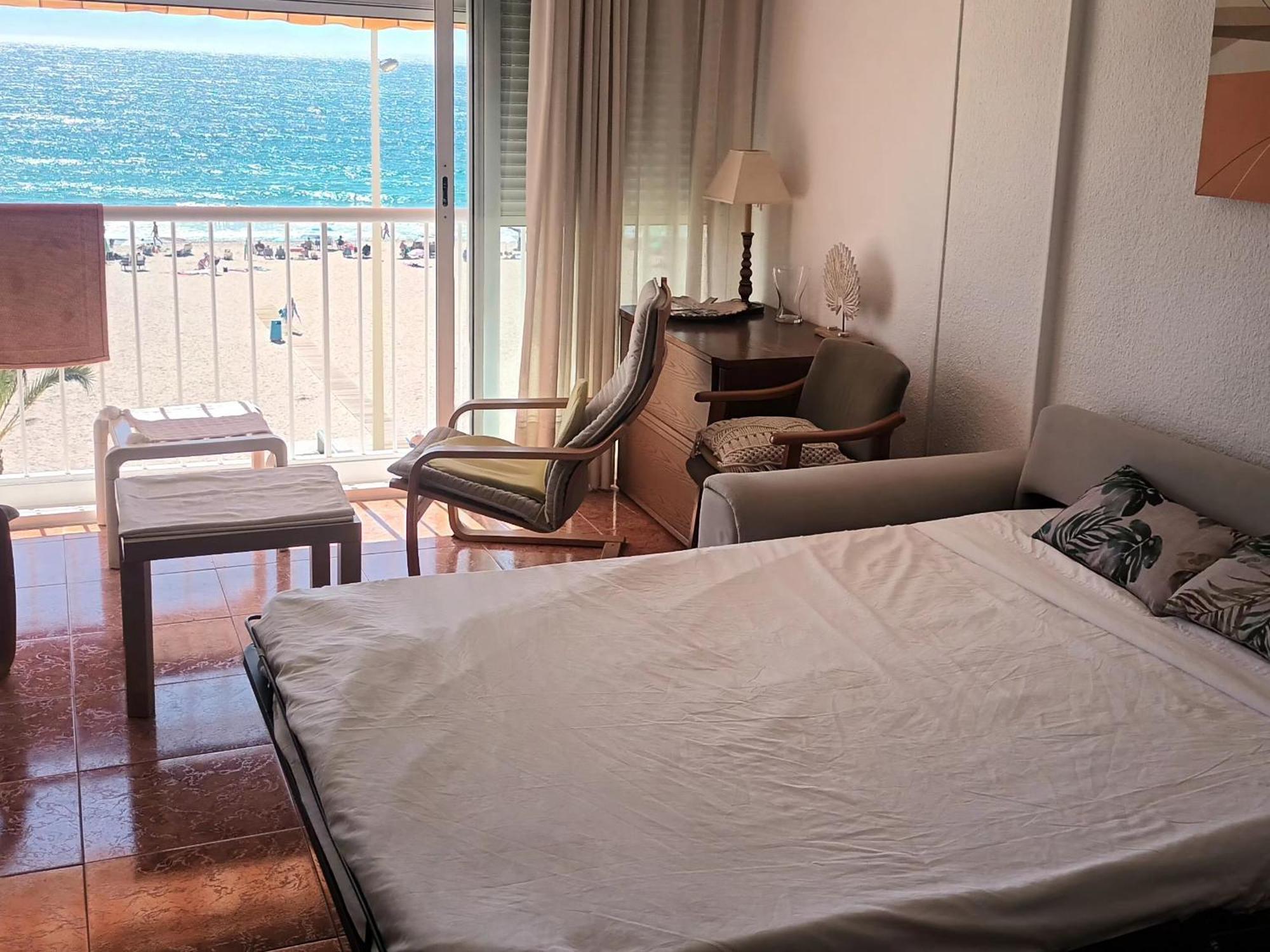 Apartamento Acapulco Luxe Piso 3 En 1A Linea Playa Poniente Benidorm Top Vistas Al Mar Espectaculares Y De Luxe Con Acceso A Piscina Y Garaje Privado Exterior foto